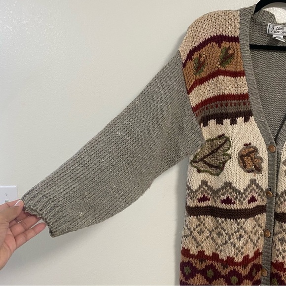 A Little Extra Spice Vintage Button Knit Cardigan Size 20W - Picture 8 of 17